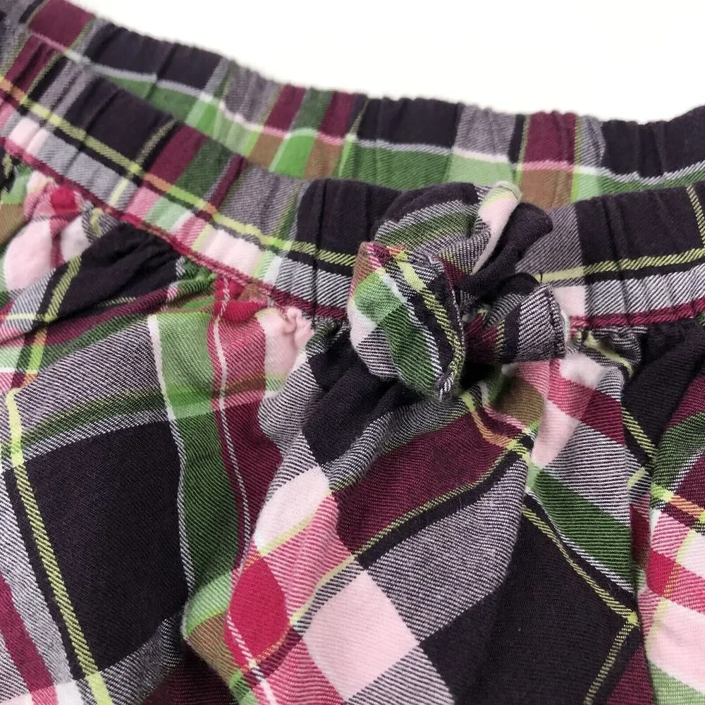 Gymboree Purple Pink Green Plaid Skirt Girls Size 9